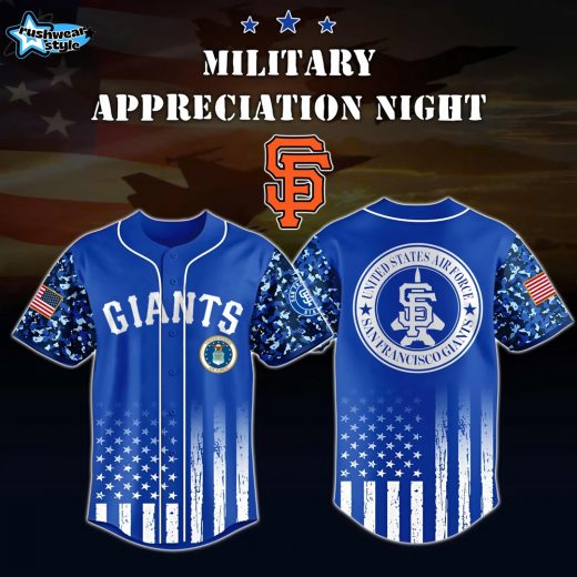 San Francisco Giants x US Air Force Appreciation Night Special Edition-3D Baseball Jersey
