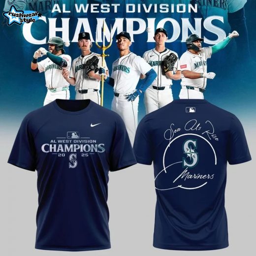 Seattle Mariners 2025 AL West Division Champions Limited Edition Shirt