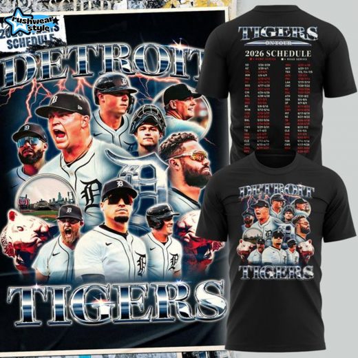 Special Detroit Tigers 2026 schedule T-Shirt