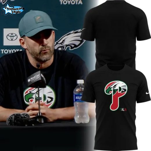 Special Edition Eagles x Phillies Black T-shirt