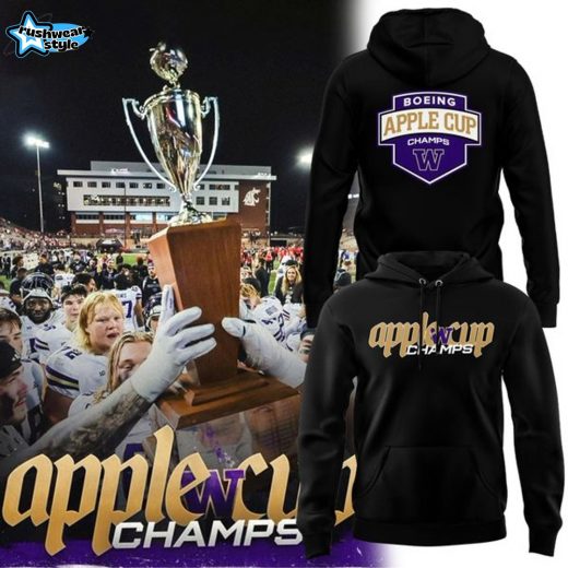 Special Washington Huskies AppleCup Champs 2025 Hoodie