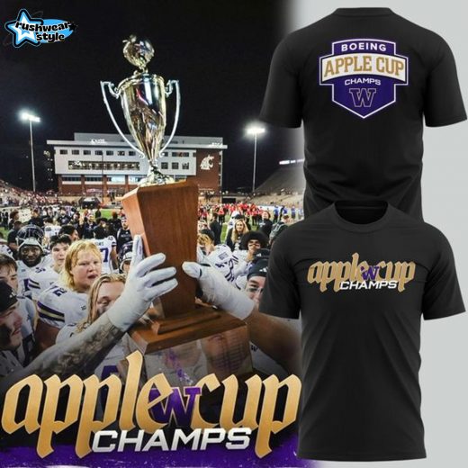 Special Washington Huskies AppleCup Champs 2025 T-Shirt