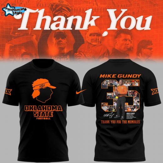 Thank you, Mike Gundy, for 35 years of wholehearted dedication to OSU Football TShirt