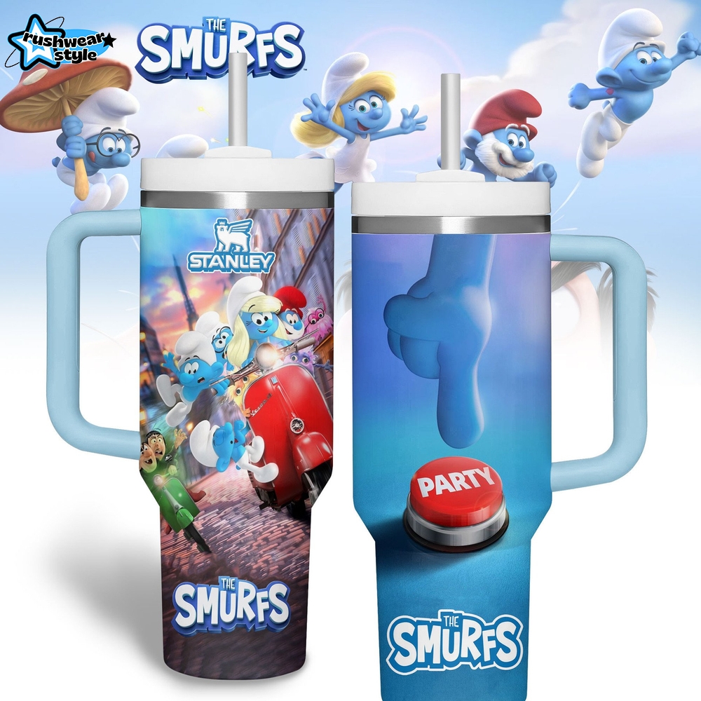 The Smurfs Stanley Tumbler Cup The Smurfs Stanley Tumbler Cup