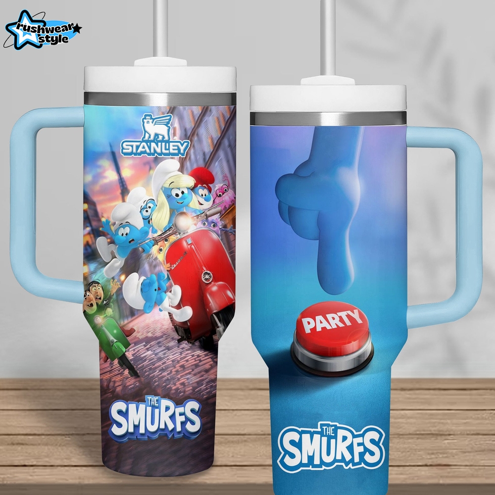 The Smurfs Stanley Tumbler Cup The Smurfs Stanley Tumbler Cup
