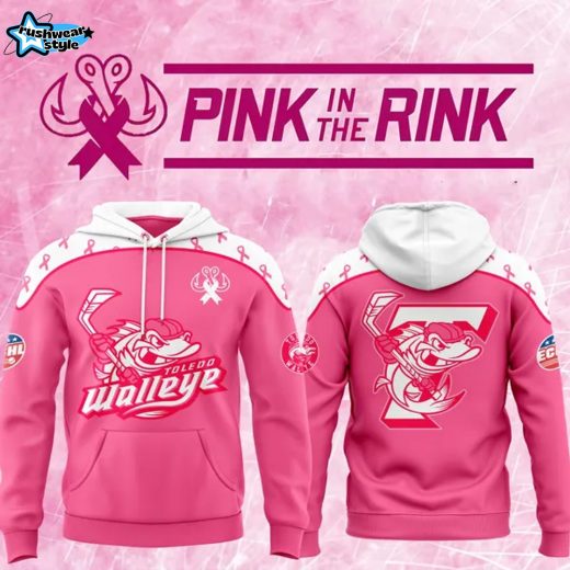 Toledo Walleye x Pink in the Rink Hoodie