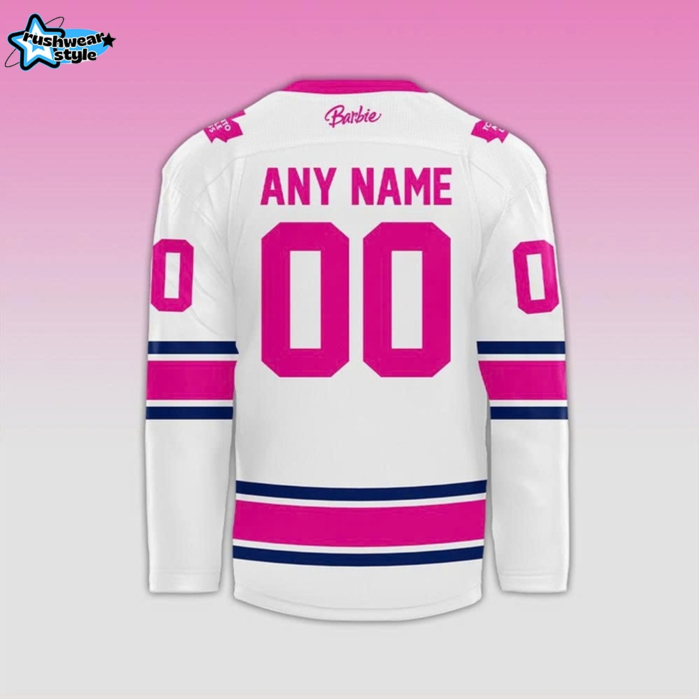Toronto Maple Leafs x Barbie Night 2025 Custom Hockey Jersey Toronto Maple Leafs x Barbie Night 2025 Custom Hockey Jersey