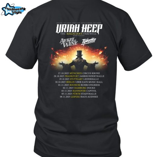 Uriah Heep Tour 2025 Germany-Unisex T-Shirt