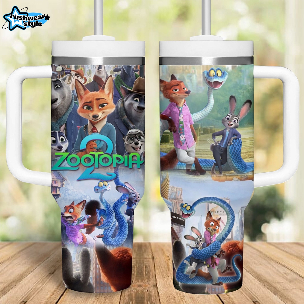 Zootopia Stanley Tumbler Cup Zootopia Stanley Tumbler Cup