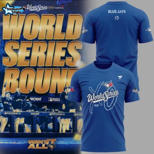 05.Toronto Blue Jays x XO The Weeknd Fanatics Royal 2025 World Series Tshirt