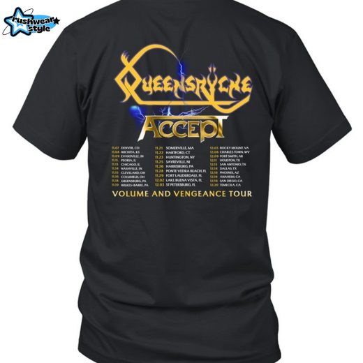 2SD_Volume And Vengeance Tour Of 2025_Queensryche-Unisex T-Shirt