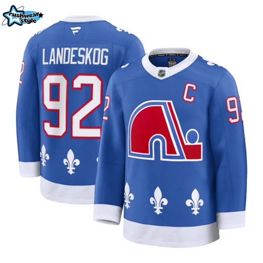 #92 Gabriel Landeskog Colorado Avalanche Heritage Jersey