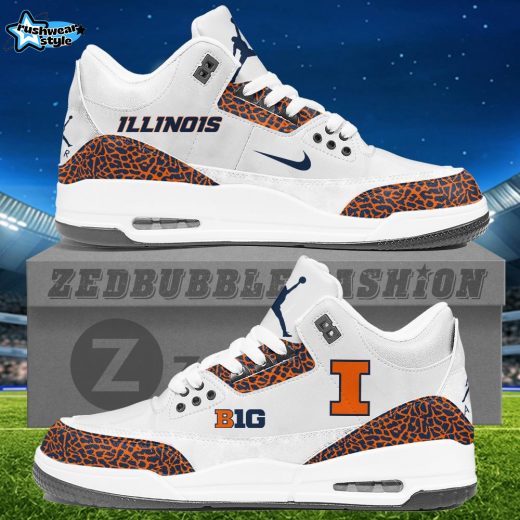 Big I Air Jordan 3 Sneakers - White