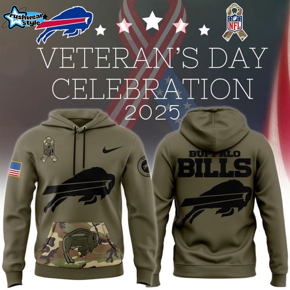 Buffalo Bills x Veterans Day Celebration 2025 Hoodie(V2) Buffalo Bills x Veterans Day Celebration 2025 Hoodie(V2)