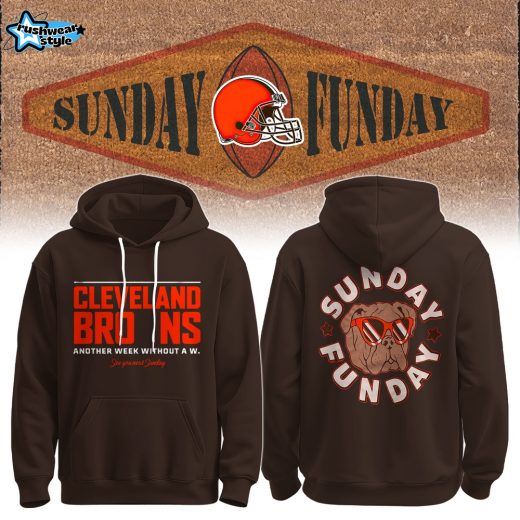 Cleveland Browns Sunday Funday Bulldog Hoodie