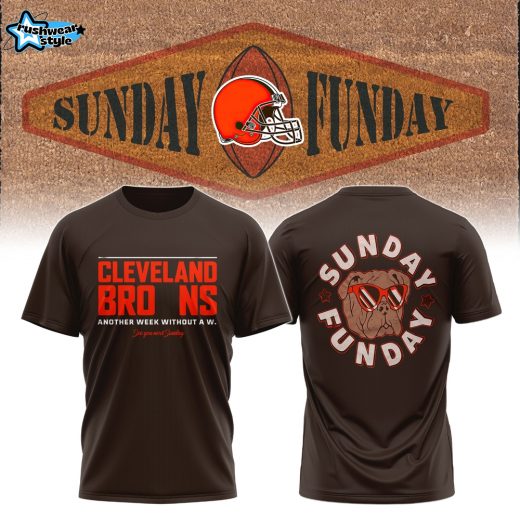 Cleveland Browns Sunday Funday Bulldog Tshirt