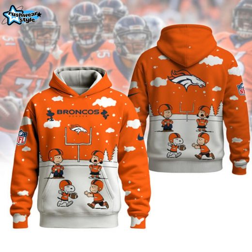 Denver Broncos x Peanuts 2025 Limited Edition Hoodie - Orange