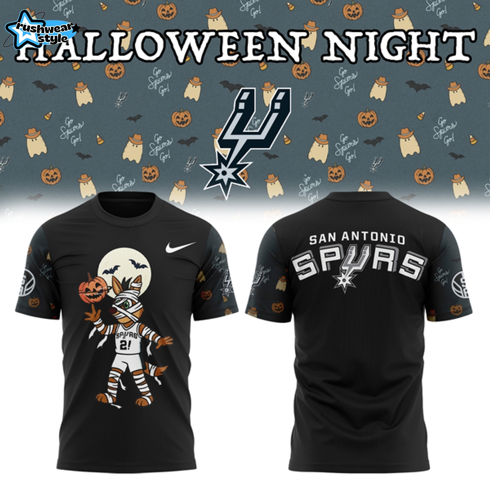 Exclusive San Antonio Spurs 2025 Halloween Night T-shirt Exclusive San Antonio Spurs 2025 Halloween Night T-shirt