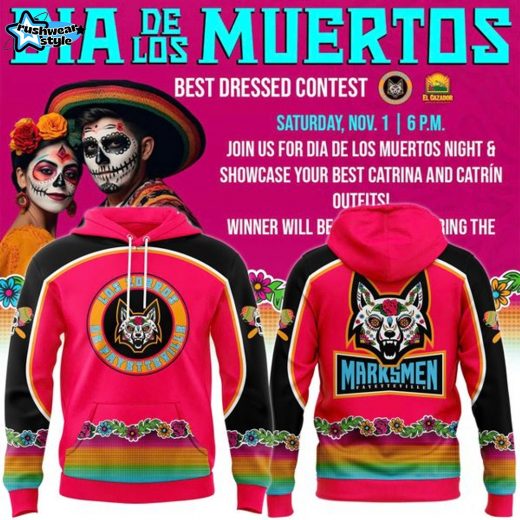 Fayetteville Marksmen Dia de los Muertos Night Hoodie