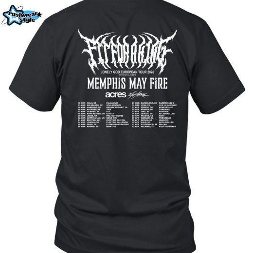Fit For A King Lonely God European Tour 2026 1-Unisex T-Shirt