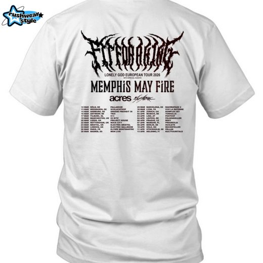 Fit For A King Lonely God European Tour 2026-Unisex T-Shirt