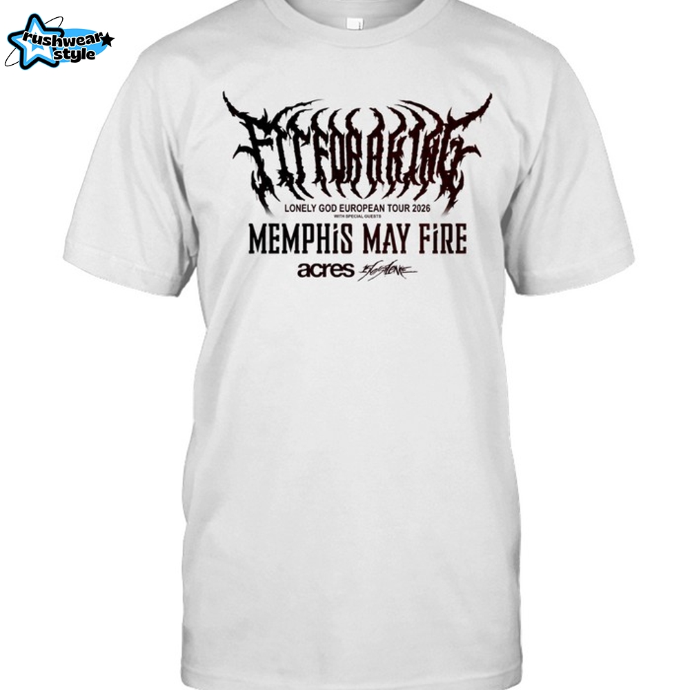 Fit For A King Lonely God European Tour 2026-Unisex T-Shirt Fit For A King Lonely God European Tour 2026-Unisex T-Shirt