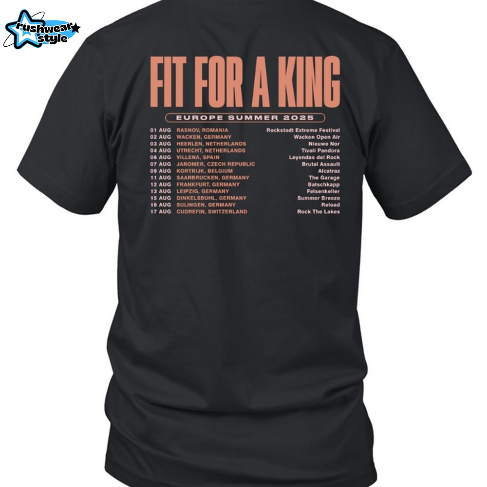 Fit For A King Tour 2025-Unisex T-Shirt Fit For A King Tour 2025-Unisex T-Shirt