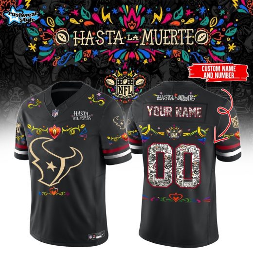 Houston Texans – Hasta la Muerte Jersey ( Custom Name Custom Number )