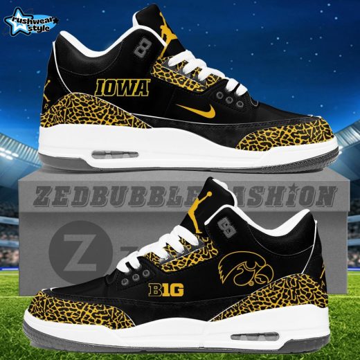 Iowa BIG Air Jordan 3 Sneakers - Black