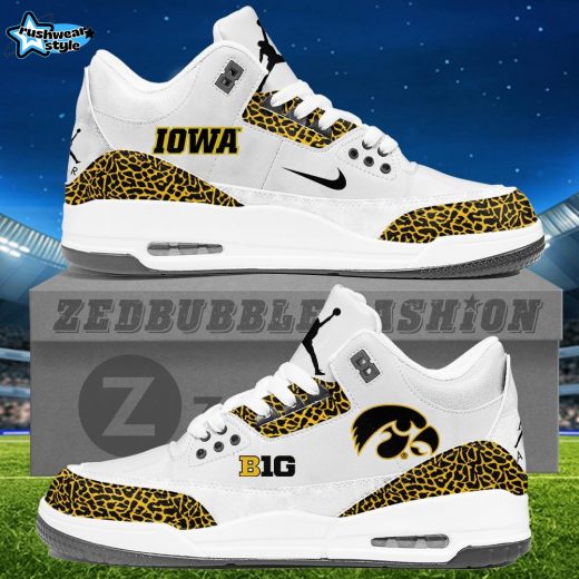 Iowa BIG Air Jordan 3 Sneakers White