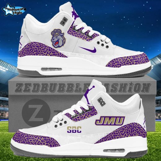 JMU Summer Band Camps Air Jordan 3 Sneakers - White