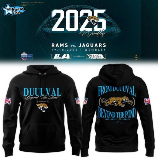 Jacksonville Jaguars 2025 NFL London Game Limited Hoodie - Black