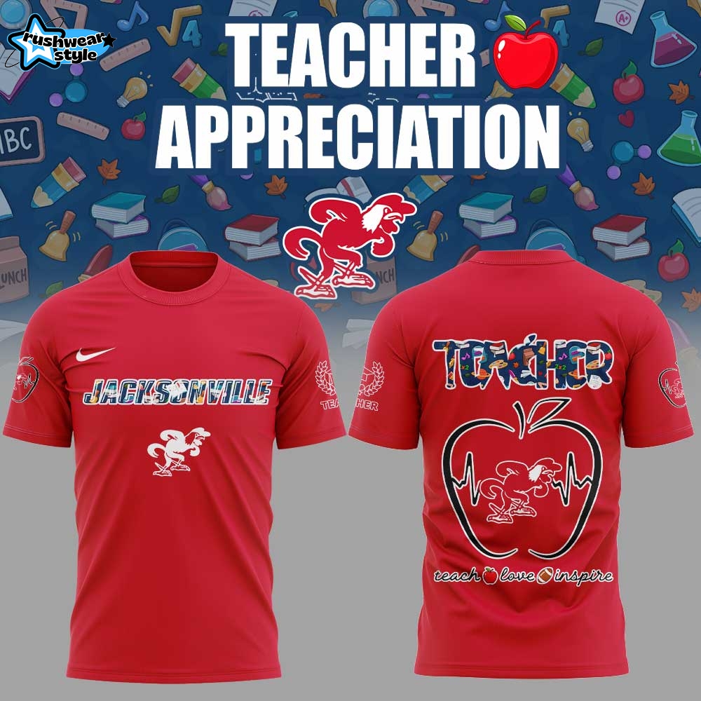 Jacksonville State Teachers Appreciation Combo Shirt Jacksonville State Teachers Appreciation Combo Shirt