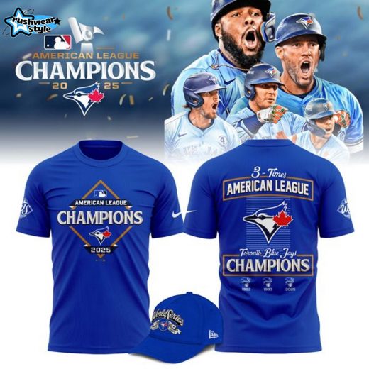 Jays 2025 American League Champs T-Shirt(Blue)