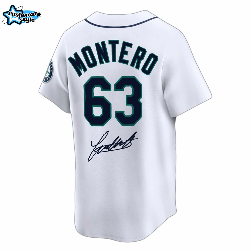 Jesús Montero Seattle Mariners Legacy 1989-2025 Baseball Jersey Jesús Montero Seattle Mariners Legacy 1989-2025 Baseball Jersey