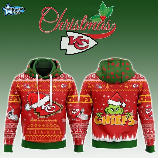 Kansas City Chiefs x Christmas Hoodie Editon-3D Unisex Hoodie