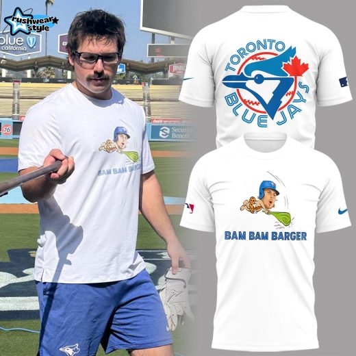 Limited Edition Blue Jays “Bam Bam Barger” T-Shirt