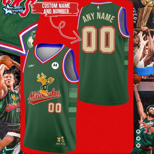 Limited Edition Bucks “60TH ANNIVERSARY EDITION” Custom Jersey
