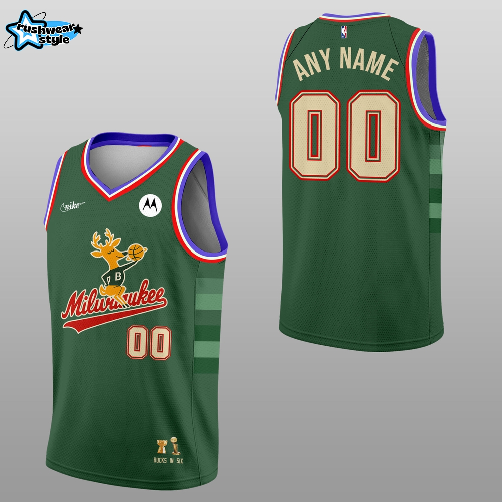 Limited Edition Bucks “60TH ANNIVERSARY EDITION” Custom Jersey Limited Edition Bucks “60TH ANNIVERSARY EDITION” Custom Jersey