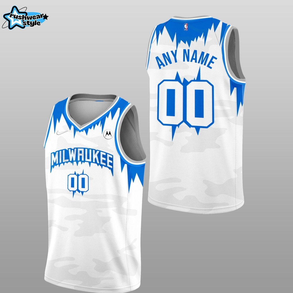 Limited Edition Bucks “BLIZZARD FROSTY EDITION” Custom Jersey Limited Edition Bucks “BLIZZARD FROSTY EDITION” Custom Jersey