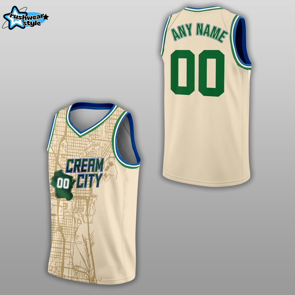 Limited Edition Bucks “Blue Collar Edition City” Custom Jersey Limited Edition Bucks “Blue Collar Edition City” Custom Jersey