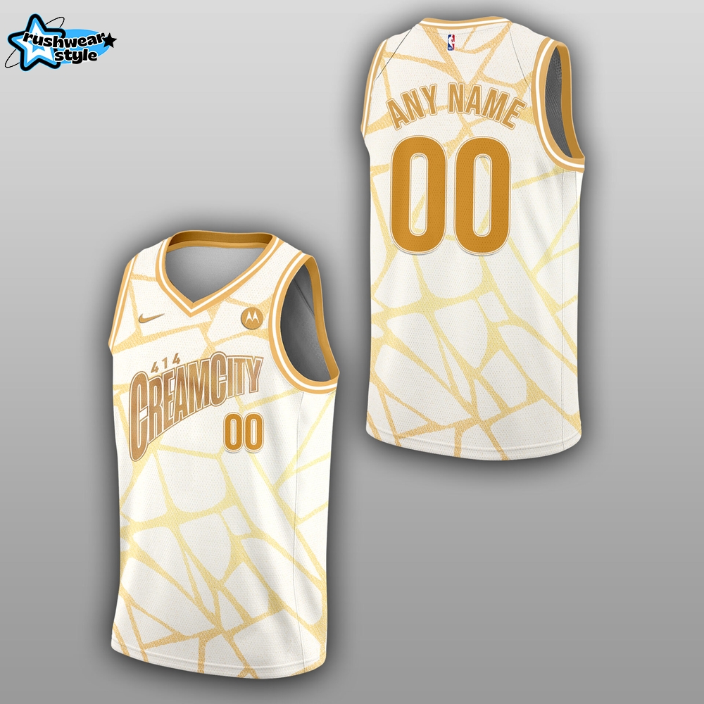 Limited Edition Bucks “CREAMSICLE WINTER EDITION” Custom Jersey Limited Edition Bucks “CREAMSICLE WINTER EDITION” Custom Jersey