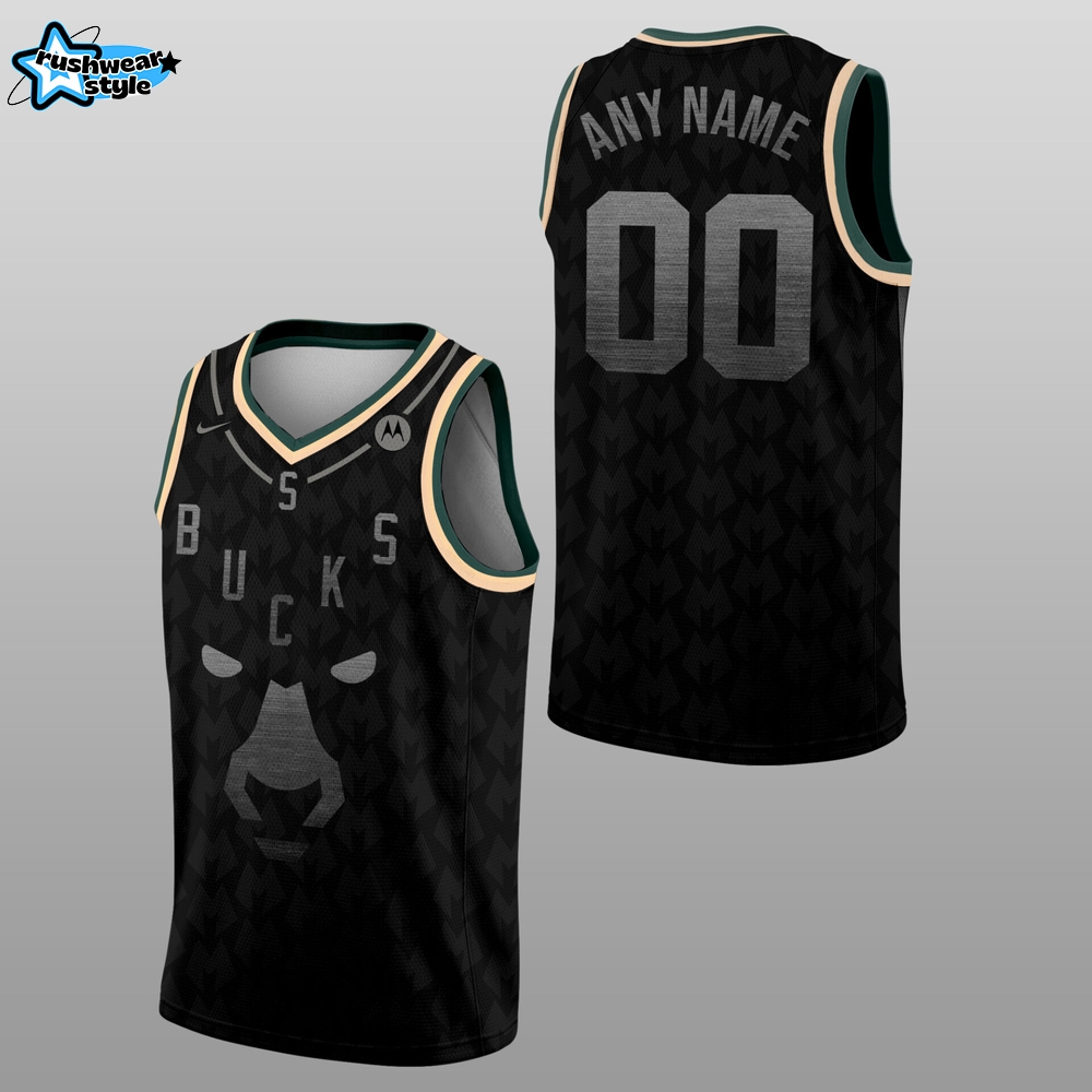 Limited Edition Bucks “Midnight Fear Edition” Custom Jersey Limited Edition Bucks “Midnight Fear Edition” Custom Jersey