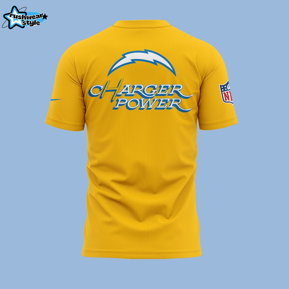 Limited Edition Los Angeles Chargers Charger Power Tshirt Limited Edition Los Angeles Chargers Charger Power Tshirt