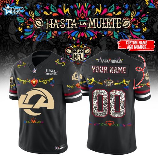 Los Angeles Rams – Hasta la Muerte Jersey ( Custom Name Custom Number )
