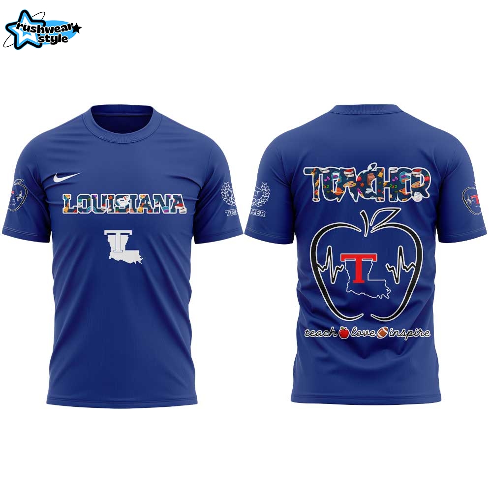 Louisiana Tech Teachers Appreciation Combo Shirt Louisiana Tech Teachers Appreciation Combo Shirt