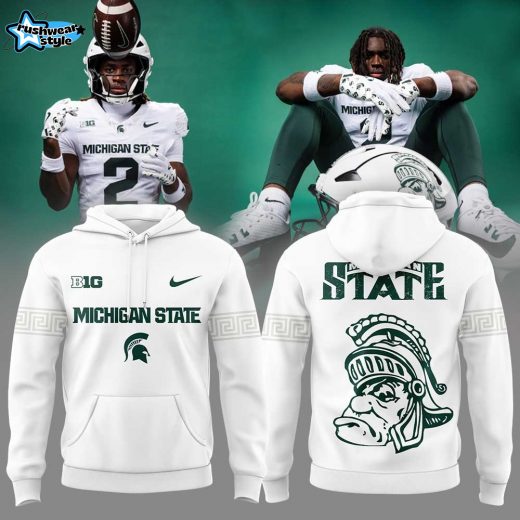 Michigan State Uniform Clean. Classic. Rough Combo Hoodie