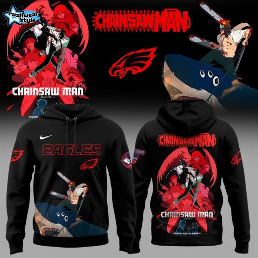 NFL Philadelphia Eagles x Chainsaw Man Hoodie