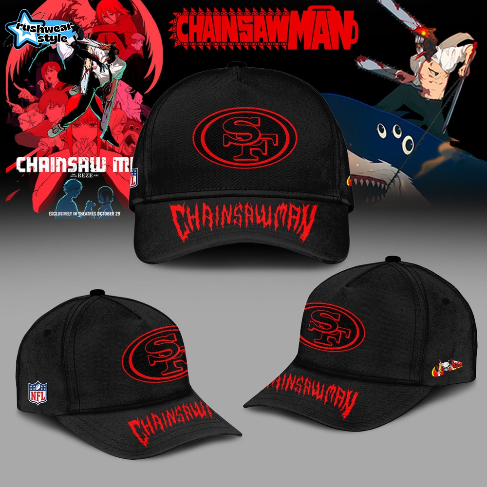 NFLSan Francisco 49Ers  x Chainsaw Man Hoodie NFLSan Francisco 49Ers  x Chainsaw Man Hoodie