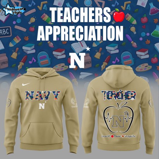 Navy Teachers Appreciation 2025 Combo Hoodie